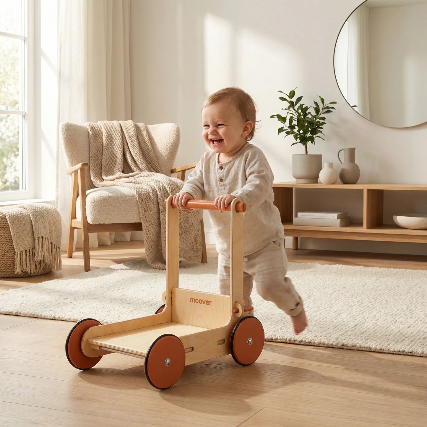 Walking cart tin children Off White