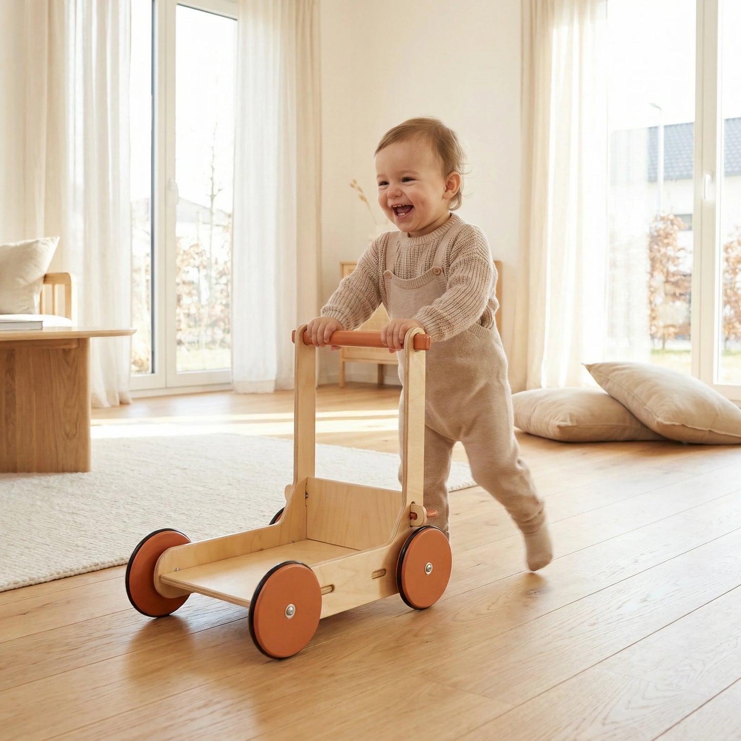 Walking cart tin children Off White