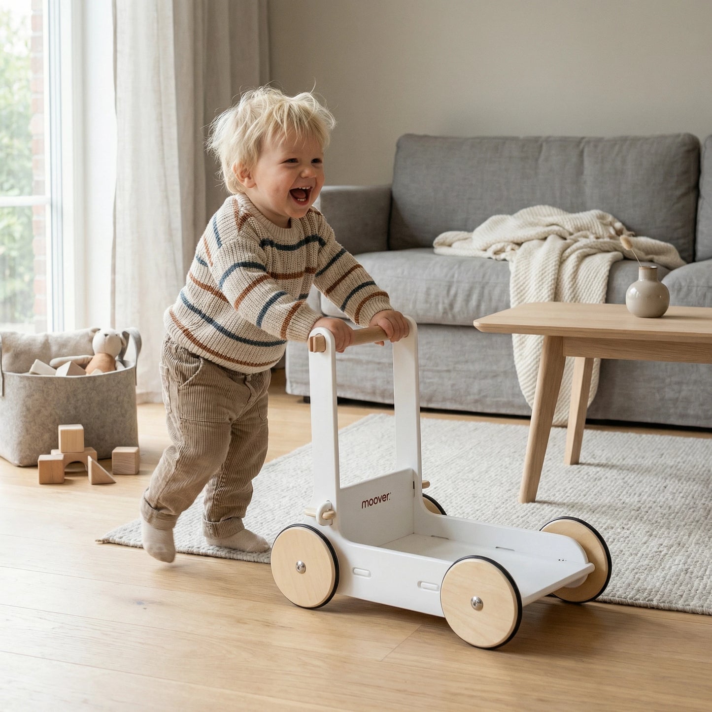 Walking cart tin children Off White