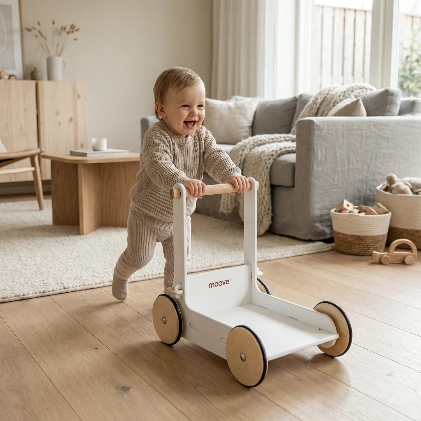 Walking cart tin children Off White