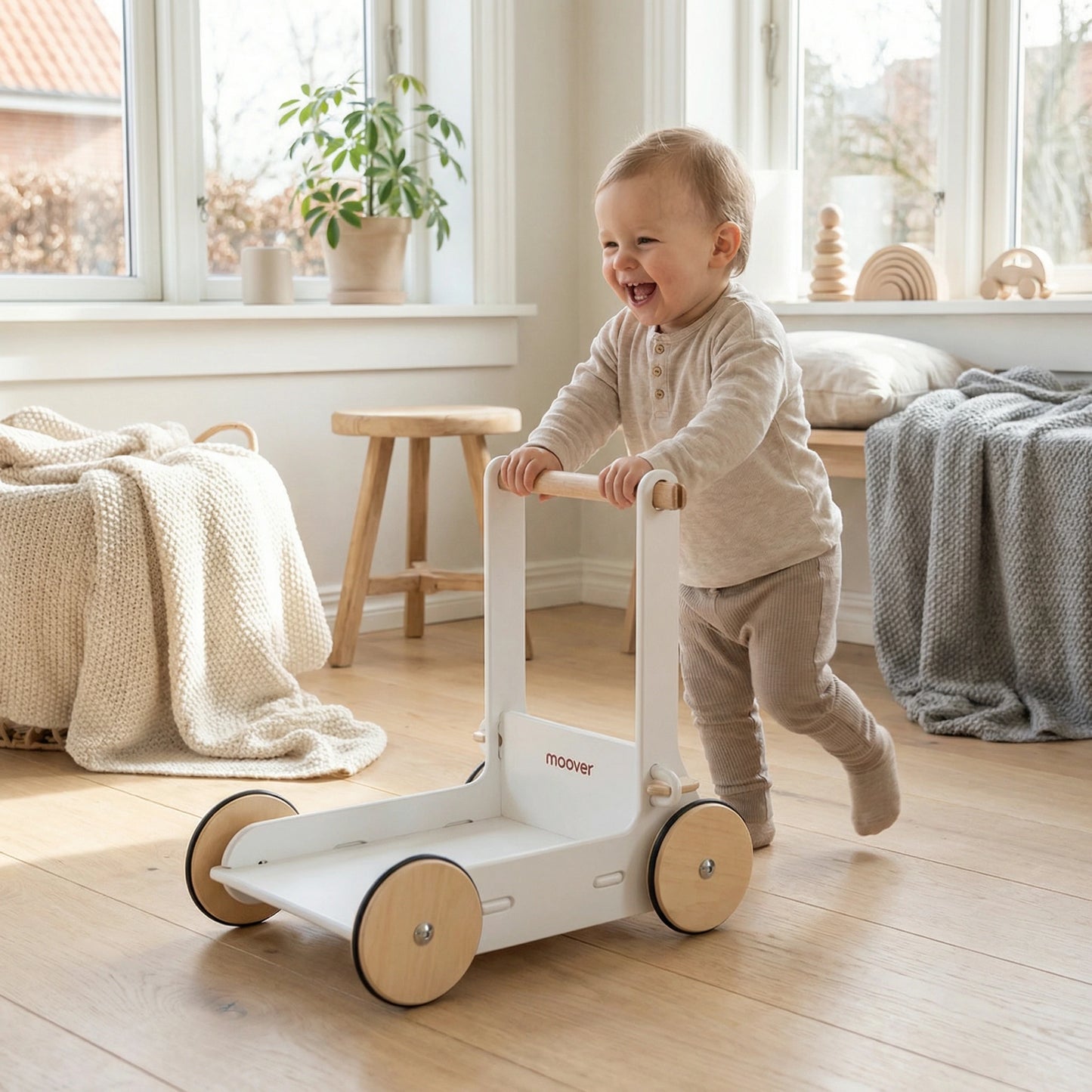 Walking cart tin children Off White